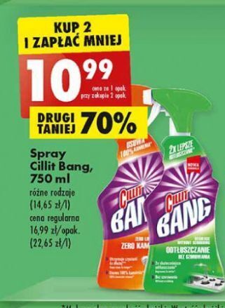 Biedronka Płyn odtłuszczanie bez szorowania Cillit Bang oferta
