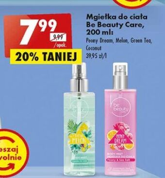 Biedronka Mgiełka do ciała peony dream Be Beauty Care oferta