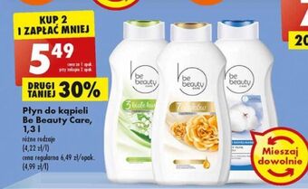 Biedronka Płyn do kąpieli 3 białe kwiaty Be Beauty Care oferta
