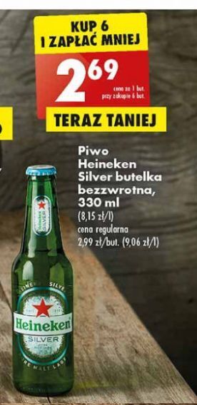 Biedronka Piwo Heineken Silver oferta