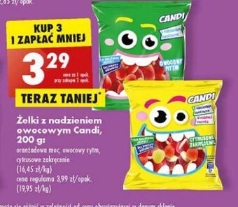 Biedronka Żelki nadziane oranżadki Candi (Biedronka) oferta