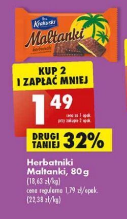 Biedronka Herbatniki Krakuski Maltanki oferta