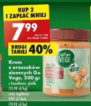 Biedronka Krem orzechowy smooth Govege oferta