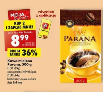 Biedronka Kawa Parana oferta