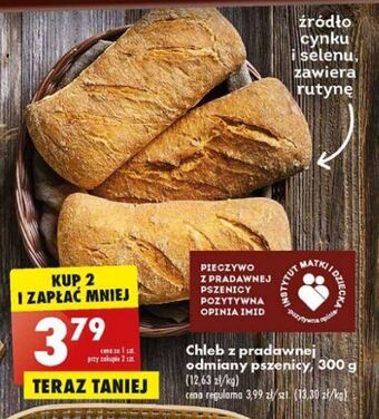 Biedronka Chleb z pradawnej odmiany pszenicy oferta