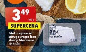 Biedronka Zębacz smugowy filet bez skóry Marinero oferta