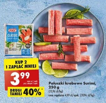 Biedronka Paluszki krabowe surimi Vici oferta