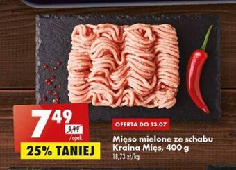 Biedronka Mięso mielone ze schabu Kraina Mięs oferta