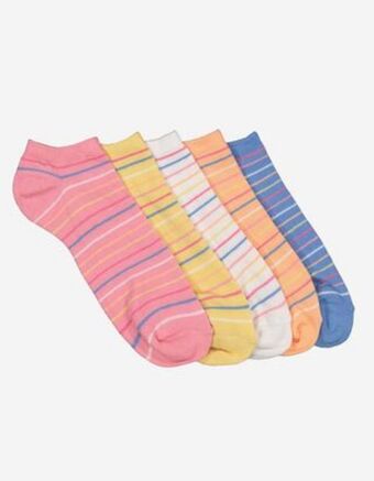 Takko Fashion Dziewczynki skarpety do sneakersów - 5 szt. w opakowaniu oferta