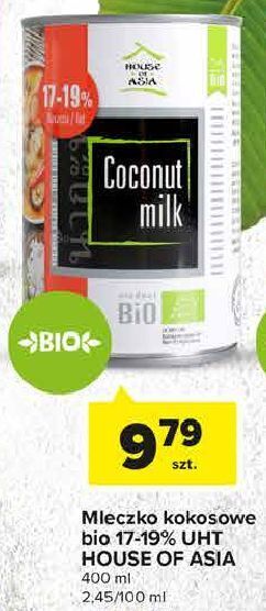 Carrefour Mleczko kokosowe 17-19% House Of Asia oferta