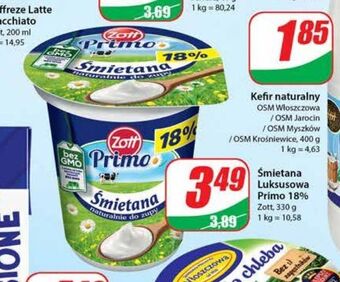 Dino Śmietana 18 % Zott Primo oferta