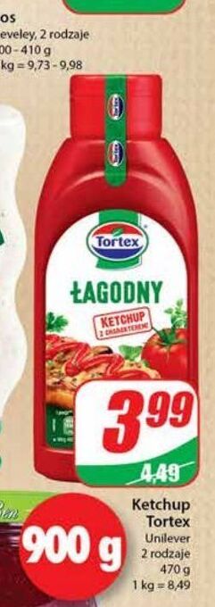 Dino Ketchup łagodny Tortex oferta
