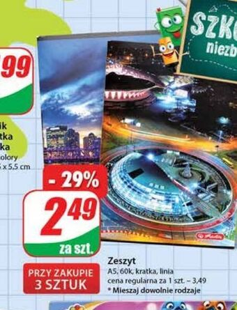 Dino Zeszyt a5/60 k w kratkę oferta