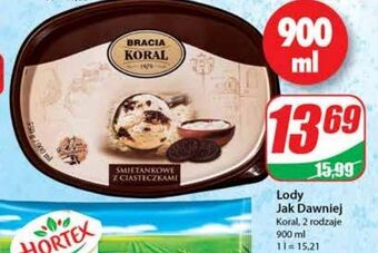 Dino Lody śmietankowe z ciasteczkami Bracia Koral Jak Dawniej oferta