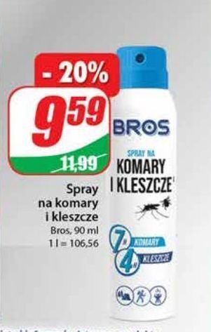 Dino Spray na komary i kleszcze Bros oferta