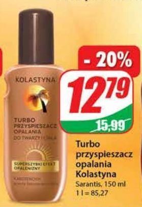 Dino Przyspieszacz opalania turbo Kolastyna Protect Beauty oferta