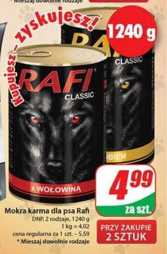 Dino Karma dla psa z wołowiną Rafi Classic oferta