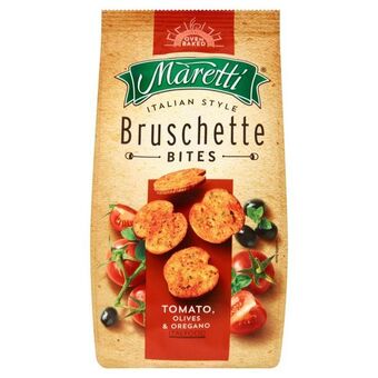 Torimpex Maretti pieczone krążki chlebowe o smaku pomidory oliwki oregano 70 g oferta