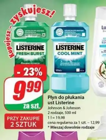 Dino Płyn do płukania ust Listerine Cool Mint oferta