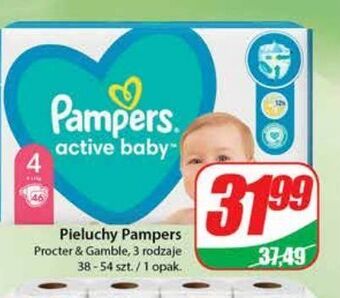 Dino Pieluszki dla dzieci maxi 4 Pampers Active Baby oferta