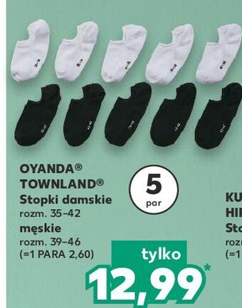 Kaufland Stopki damskie 35 - 42 Townland oferta