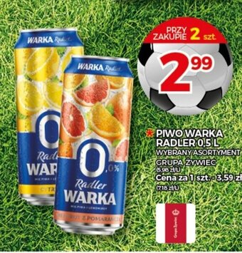 Topaz Piwo Warka Radler 500ml oferta