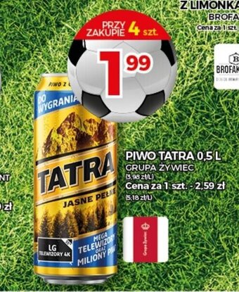 Topaz Piwo Tatra 500ml oferta
