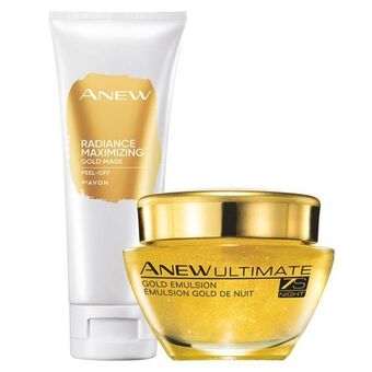 Avon Zestaw kosmetyków anew z bioaktywnym złotem oferta
