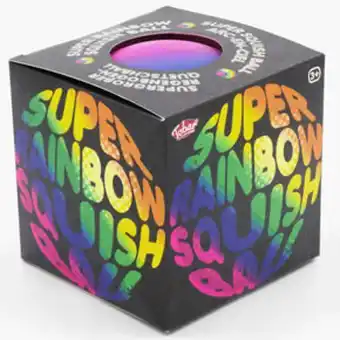 Claire's Super rainbow squish ball fidget toy oferta