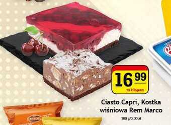 Gram Market Ciasto Capri, Kostka wiśniowa Rem Marco 1kg oferta