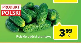 Carrefour Polskie ogórki gruntowe 1 kg oferta