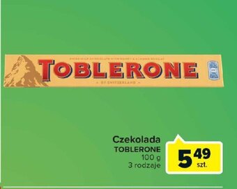 Carrefour Czekolada Toblerone 100 g oferta