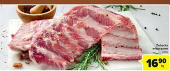 Carrefour Żeberka wieprzowe płaty oferta
