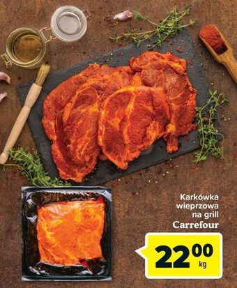 Carrefour Karkówka wieprzowa na grill Carrefour Grill Masters oferta
