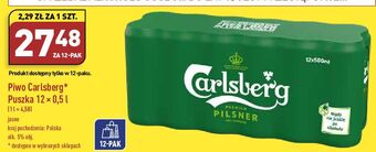 ALDI Piwo Carlsberg oferta