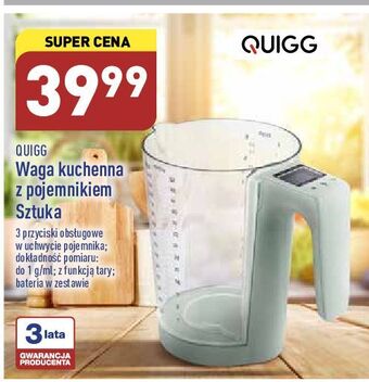 ALDI Waga kuchenna z pojemnikiem Quigg oferta