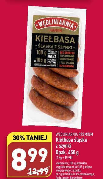 ALDI Kiełbasa śląska z szynki Wędliniarnia Premium oferta