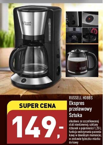 ALDI Ekspres przelewowy Russell Hobbs oferta