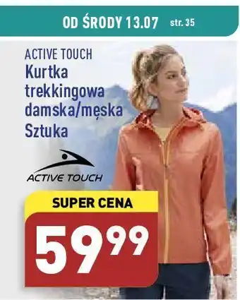 ALDI Kurtka trekkingowa męska Active Touch oferta