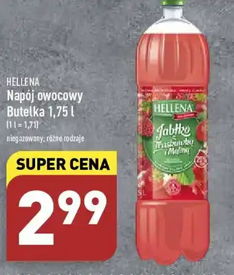 ALDI Napój jabłko truskawka malina Hellena oferta