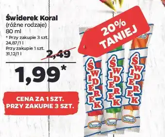 Netto Lody waniliowe w polewie sorbetowej tropikalnej Koral Świderek oferta