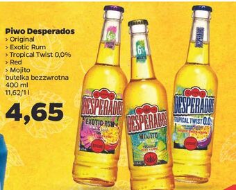 Netto Piwo Desperados Exotic Rum oferta