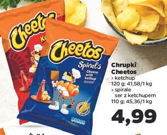 Netto Chrupki spirals ser z ketchupem Cheetos oferta
