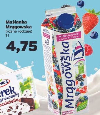 Netto Maślanka wieloowocowa z owocami leśnymi Mrągowska oferta