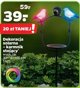 Netto Dekoracja solarna - karmnik stojący oferta