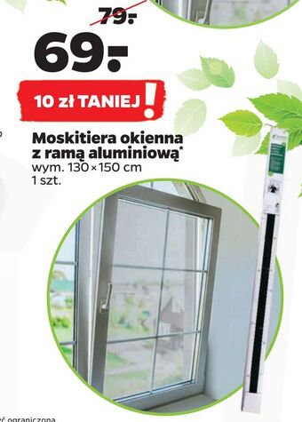 Netto Moskitiera okienna z ramą aluminiową oferta