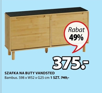 JYSK Szafka na buty oferta