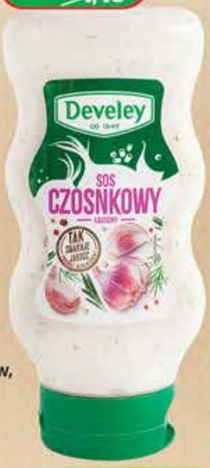 Dino Develey Sos czosnkowy łagodny 410 g oferta