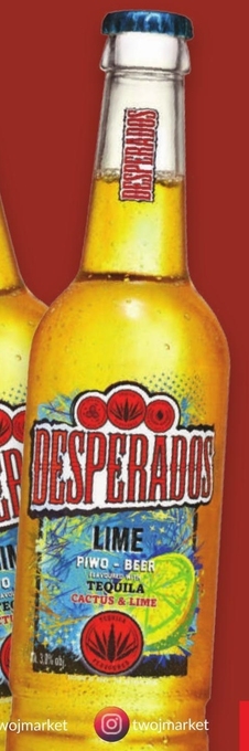 Twój Market Desperados Lime Piwo aromatyzowane 400 ml oferta