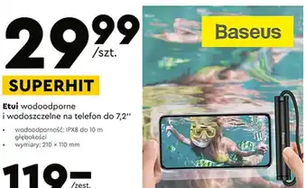 Biedronka Etui wodoszczelne Baseus oferta